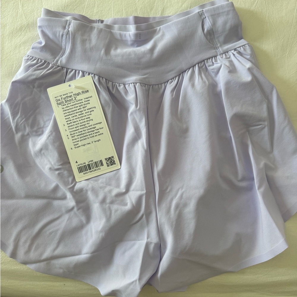 Lululemon Athletica Light Purple Athletic Shorts